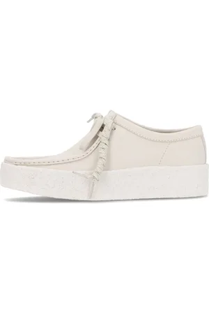 Clarks Sko, Herre, Hvid, 43 EU, Tyl, Hvid Nubuck Moccasin Lifestyle Sko