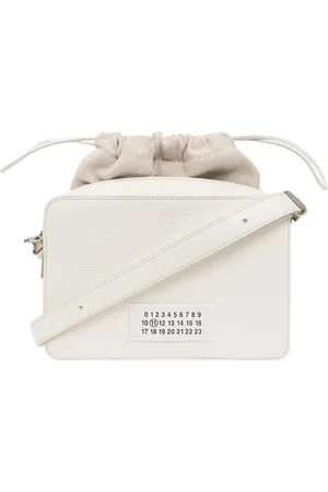 Maison Margiela Taske, Dame, Hvid, ONE SIZE, Uld, 5AC Lille Skuldertaske