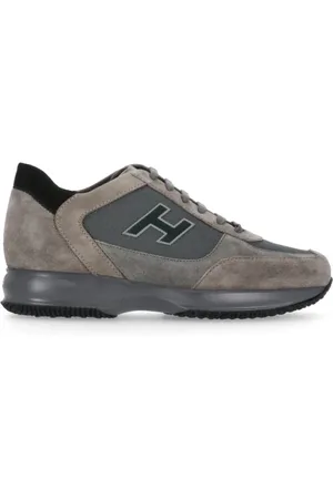 Hogan Sko, Herre, Brun, 40 EU, Suede, Brune Suede Sneakers med Tech-stof
