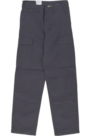 Carhartt Bukser, Herre, Grå, W28 L32, Bomuld, Cargo Bukser med Justerbar Kant