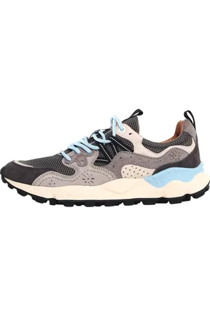 Flower Mountain Sko, Herre, Flerfarvet, 42 EU, Suede, Yamano 3 Uni Suede/Rete Sneakers