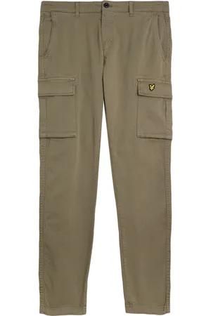 Lyle & Scott Bukser, Herre, Grøn, W30, Bomuld, Cargo Pocket Bukser