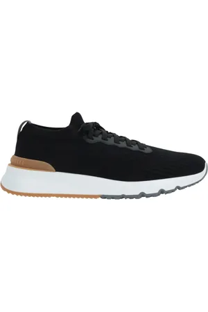 Brunello Cucinelli Sko, Herre, Sort, 41 EU, Bomuld, Low-Top Sneakers