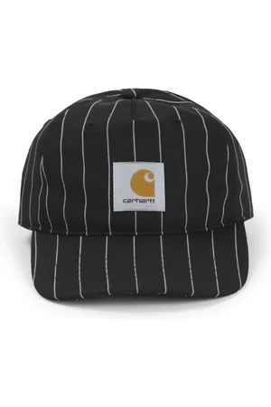 Carhartt Tilbehør, Herre, Sort, ONE SIZE, Uld, Seaton Stripe Wax Cap