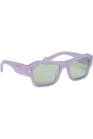 MARCELO BURLON Tilbehør, unisex, Lilla, 54 MM, Square Cardo Solbriller