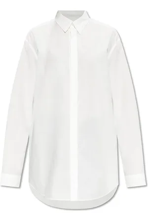 Moncler Bluser & Skjorter, Dame, Hvid, 2XS, Bomuld, Cotton Shirt