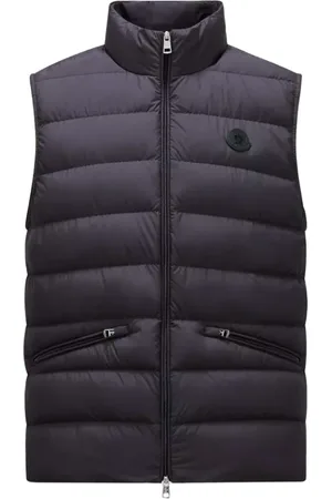 Moncler Jakke, Herre, Sort, 2XL, Nylon, Letvægts Nylon Dunjakke