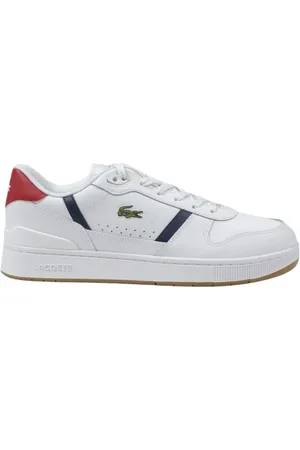 Lacoste Sko, Herre, Hvid, 45 EU, Læder, Herre Sneakers
