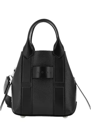 Hogan Taske, Dame, Sort, ONE SIZE, Læder, Script Shopping Bag