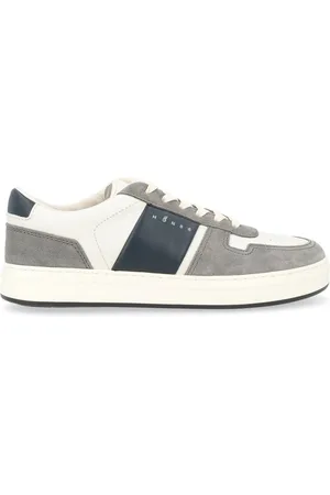 Hogan Sko, Herre, Flerfarvet, 44 EU, Læder, Fascia Logo Sneakers