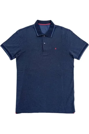 Carolina Herrera Top, Herre, Blå, M, Bomuld, Kortærmet bomulds polo shirt