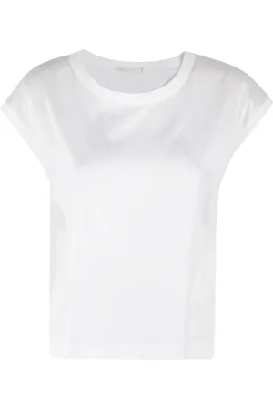 Circolo Top, Dame, Hvid, M, Bomuld, Casual Bomulds T-shirt