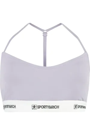 Sporty & Rich Sport, Dame, Lilla, XL, Uld, Runner Sports BH