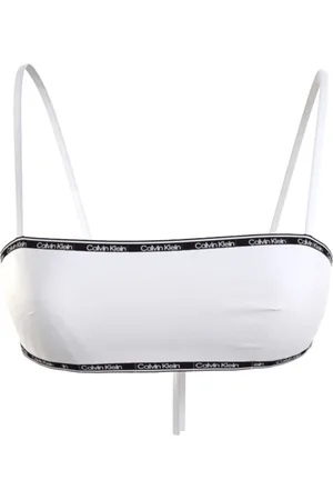 Calvin Klein Top, Dame, Hvid, M, Tyl, Bandeau Style Badetøj