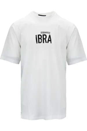 Dsquared2 Top, Herre, Hvid, M, Bomuld, Slip-On T-shirt med `Ibra`