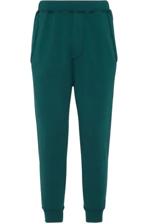 Dsquared2 Bukser, Herre, Grøn, M, Bomuld, Fashionable Clothing Collection Sweatpants