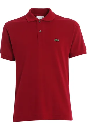Lacoste Top, Herre, Rød, 2XL, Røde T-shirts og Polos