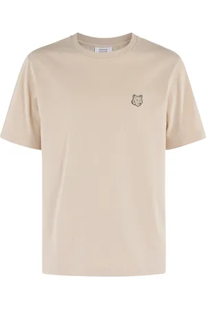 Maison Kitsuné Top, Herre, , S, Bomuld, Fed Ræv Patch T-shirt