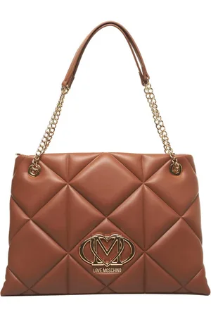 Moschino Taske, Dame, Brun, ONE SIZE, Uld, Quilted Skuldertaske