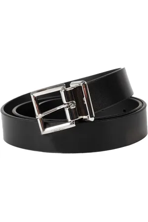 Calvin Klein Tilbehør, Dame, Sort, 80 CM, Læder, Elegant Bælte