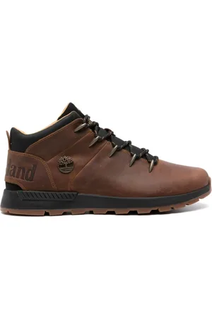 Timberland Sko, Herre, Brun, 43 1/2 EU, Læder, Sprint Trekker Mid Ankelstøvle