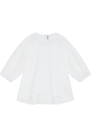 LIVIANA CONTI Bluser & Skjorter, Dame, Hvid, S, Bomuld, Hvid Skjortebluse