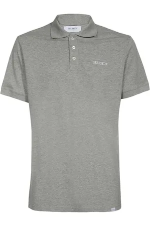 Les Deux Top, Herre, Grå, 2XL, Bomuld, Kontrastfarvet Logo Bomulds Polo Shirt