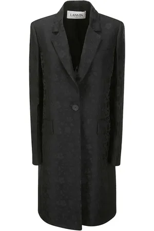 Lanvin Frakke, Dame, Sort, S, Uld, Aften Cape Frakke