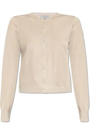 Moncler Strik, Dame, , M, Bomuld, Glossy Cardigan