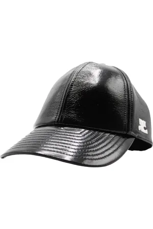Courrèges Tilbehør, Dame, Sort, S, Bomuld, Vinyl Cap Reedition