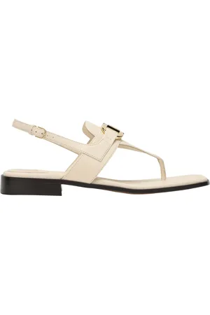 Salvatore Ferragamo Sko, Dame, , 35 EU, Uld, Double Gancio Ornament Sandal