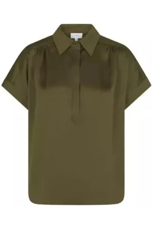 Dante 6 Bluser & Skjorter, Dame, Grøn, M, Zelena Slouchy Fit Skjorte