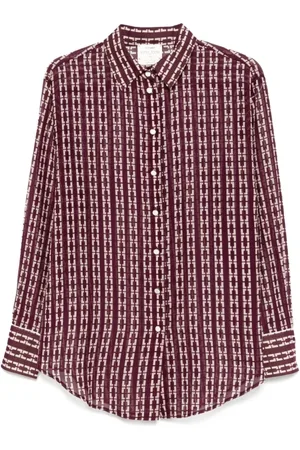 FORTE FORTE Bluser & Skjorter, Dame, Brun, S, Bomuld, Skjorte