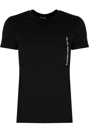 Diesel Top, Herre, Sort, 3XL, Bomuld, Minimalistisk T-shirt