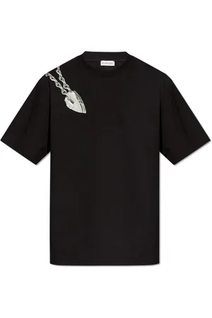 Burberry Top, Herre, Sort, S, Bomuld, Shield Hardware Tee