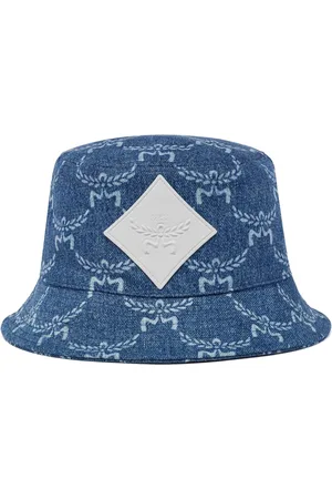 MCM Tilbehør, unisex, Blå, 60 CM, Denim, Denim fiskehat i Lauretos