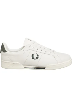 Fred Perry Sko, Herre, Hvid, 41 EU, Læder, Snøresko