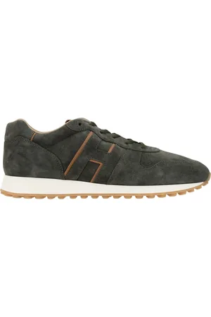 Hogan Sko, Herre, Grøn, 40 EU, Suede, Suede Snøresko