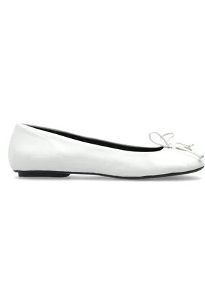 Furla Sko, Dame, Hvid, 39 EU, Uld, Ballerinasko