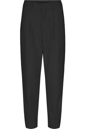 Copenhagen Muse Bukser, Dame, Sort, L, Uld, Stilfulde Chinos