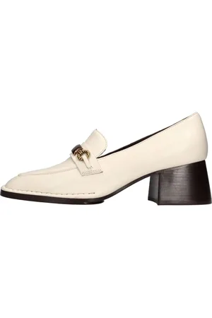 Tory Burch Sko, Dame, , 40 1/2 EU, Læder, Flade sko Creme