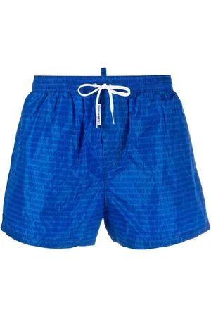 Dsquared2 Badetøj, Herre, Blå, M, Badebukser med logoprint