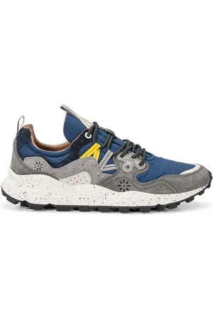 Flower Mountain Sko, Herre, Flerfarvet, 41 EU, Nylon, Grå Sneakers Yamano 3