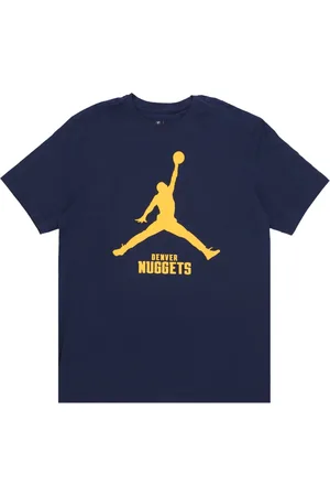 Jordan Top, Herre, Blå, S, Bomuld, Denver Nuggets Basketball Tee