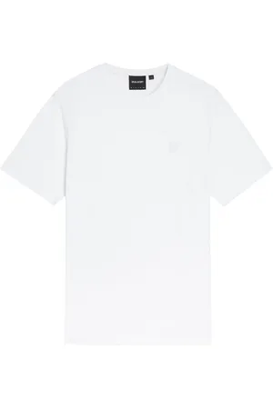 Lyle & Scott Top, Herre, Hvid, S, Bomuld, Superfine T-Shirt