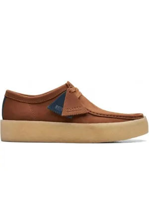 Clarks Sko, Herre, Brun, 45 EU, Læder, Wallabee Cup