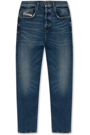 Diesel Jeans, Herre, Blå, W31 L32, Bomuld, 2020 D-Viker