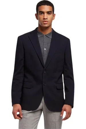 Brooks Brothers Jakke, Herre, Blå, XL, Bomuld, Bomulds- og jomfruuld-blanding sportsjakke