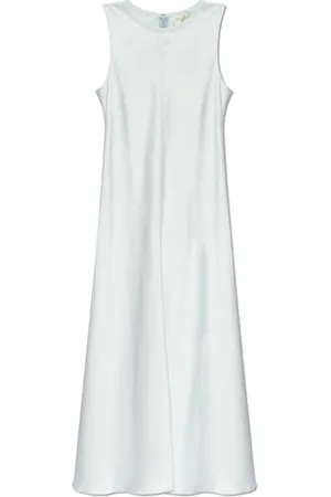FORTE FORTE Kjole, Dame, Blå, L, Satin, Satin Kjole
