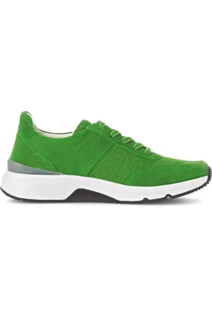 Gabor Sko, Dame, Grøn, 37 1/2 EU, Læder, Rolling Walking Sneaker